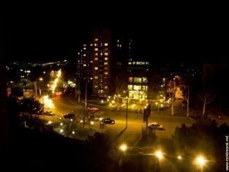 Ночной город Фалешты.