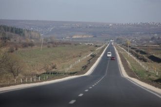 Вид на город Фалешты.