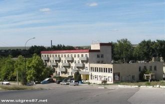 Город Вулканешты с высоты.