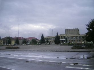 Городская площадь Свислоча.