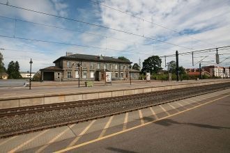 Железнодорожная станция города Лиллестрё