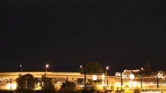 Ночь в городе Лиллестрём.