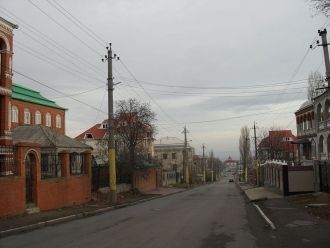 На улице города Сороки.