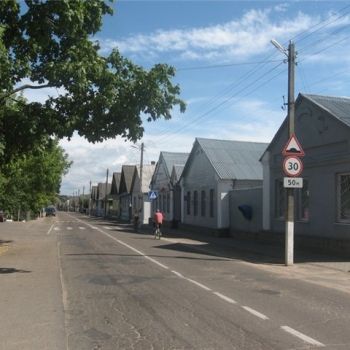 Центральная улица исторической Узды, вед