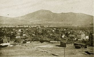 Город Охрид в прошлом.