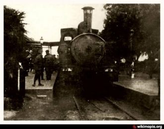 Бывшая ЖД станция.