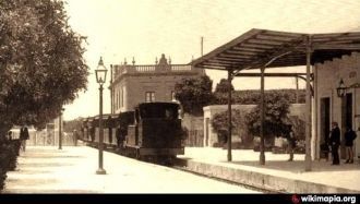 Бывшая ЖД станция.