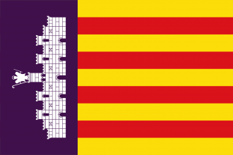 Флаг Пальма де Майорка.