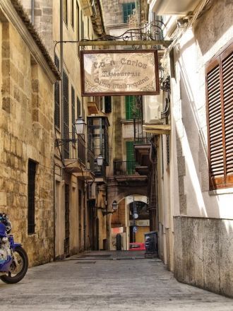 Улочки Пальмы де Майорке.