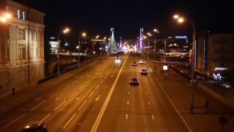 Город Санта-Клара ночью.