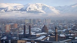 Эрзурум с высоты.