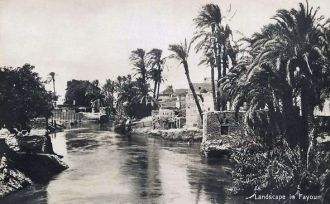 Город Эль-Файюм в прошлом.