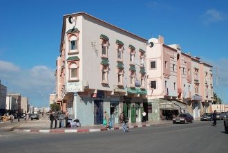 Центр города - Дахла, Западная Сахара.