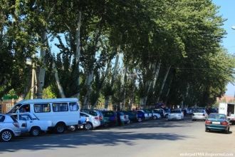 На улице города Исфара.