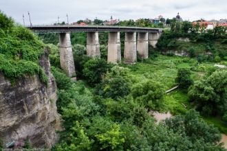 Новоплановский мост, Каменец-Подольский.