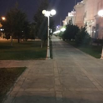 Город Атамурат ночью.