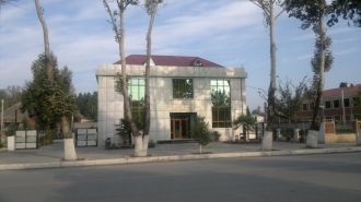 В городе Агдаш.