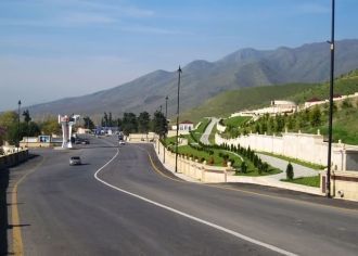 Улицы города Ахсу.