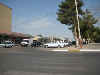 Улицы города Сабирабад.