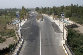 На улицах города Сабирабад.