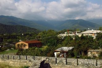 Загатала. Азербайджан. Вид сверху.