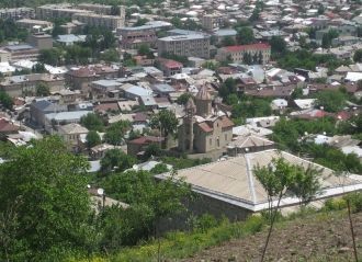 Вид на город Ахалцихе.