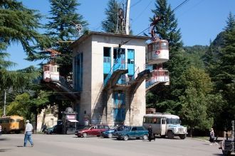 Станция канатной дороги.