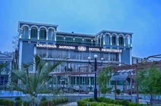 Ранним утром на улицах Цхалтубо.