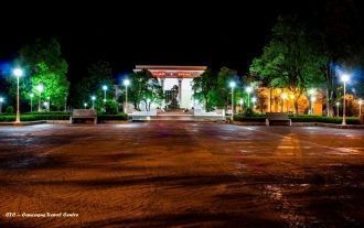 Ночь в городе Цхалтубо.