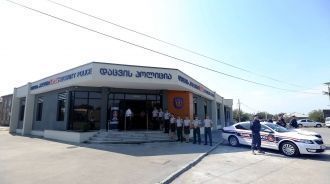Новое здание полиции в Гардабани.