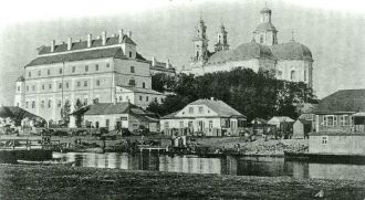 Историческое фото Пинска. Монастырь иезу
