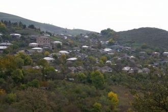 Товуз с высоты птичьего полета.