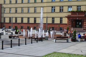 На улицах города Руда-Слёнска.