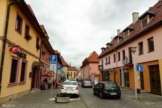 На одной из улиц города Бардеев.