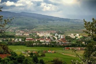 Вид на Детву с высоты.