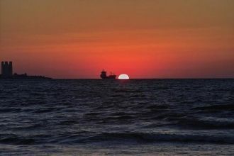 Закат в Кирьят-Бялик.