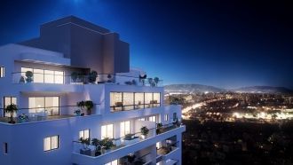 Ночные огни&nbsp;Кирьят-Моцкина.