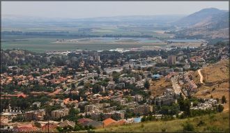 Кирьят-Шмона с высоты.