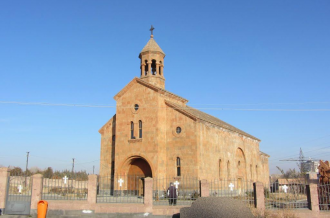 Достопримечательность города Чаренцаван.