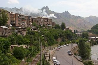 Панорама города Шамлуг.