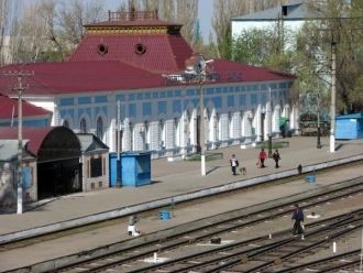 Железнодорожная станция.