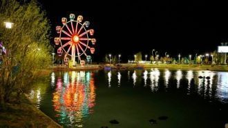 Ночной г. Шамкир.