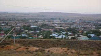 Панорама города Кентау.