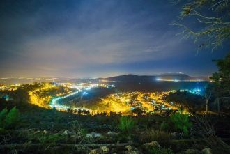 Ночная панорама Цфата