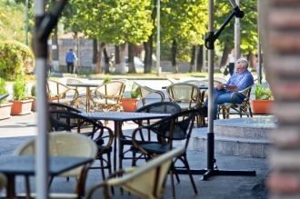 Посетитель кафе