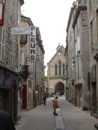 Улицы французского города Брив-ла-Г