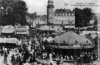 Ретро фото города&nbsp;Брив-ла-Гайард.