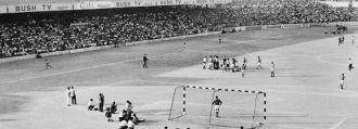 Футбол в Гзире - старое фото.