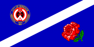 Флаг города Уинсор.