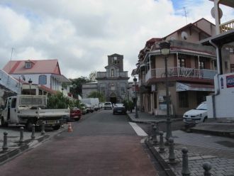 Улица города Бас-Тер, Гваделупа.